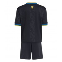 Manchester United 3rd trikot Kinder 2025-26 Kurzarm (+ Kurze Hosen)